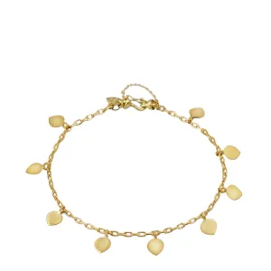 18K Gold Lotus Petal Bracelet