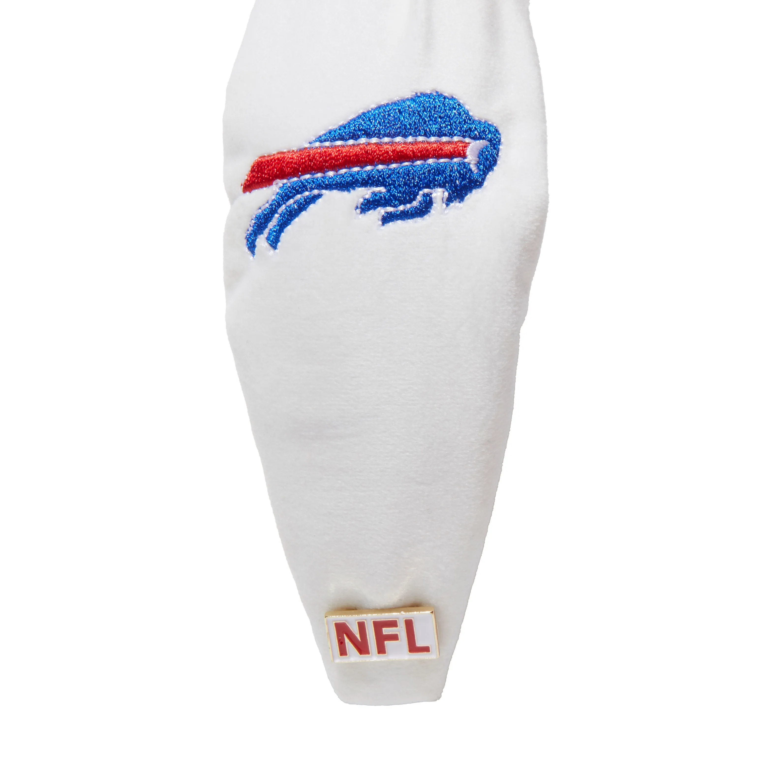 BUFFALO BILLS LELE SADOUGHI X NFL IVORY EMBROIDERED KNOTTED HEADBAND