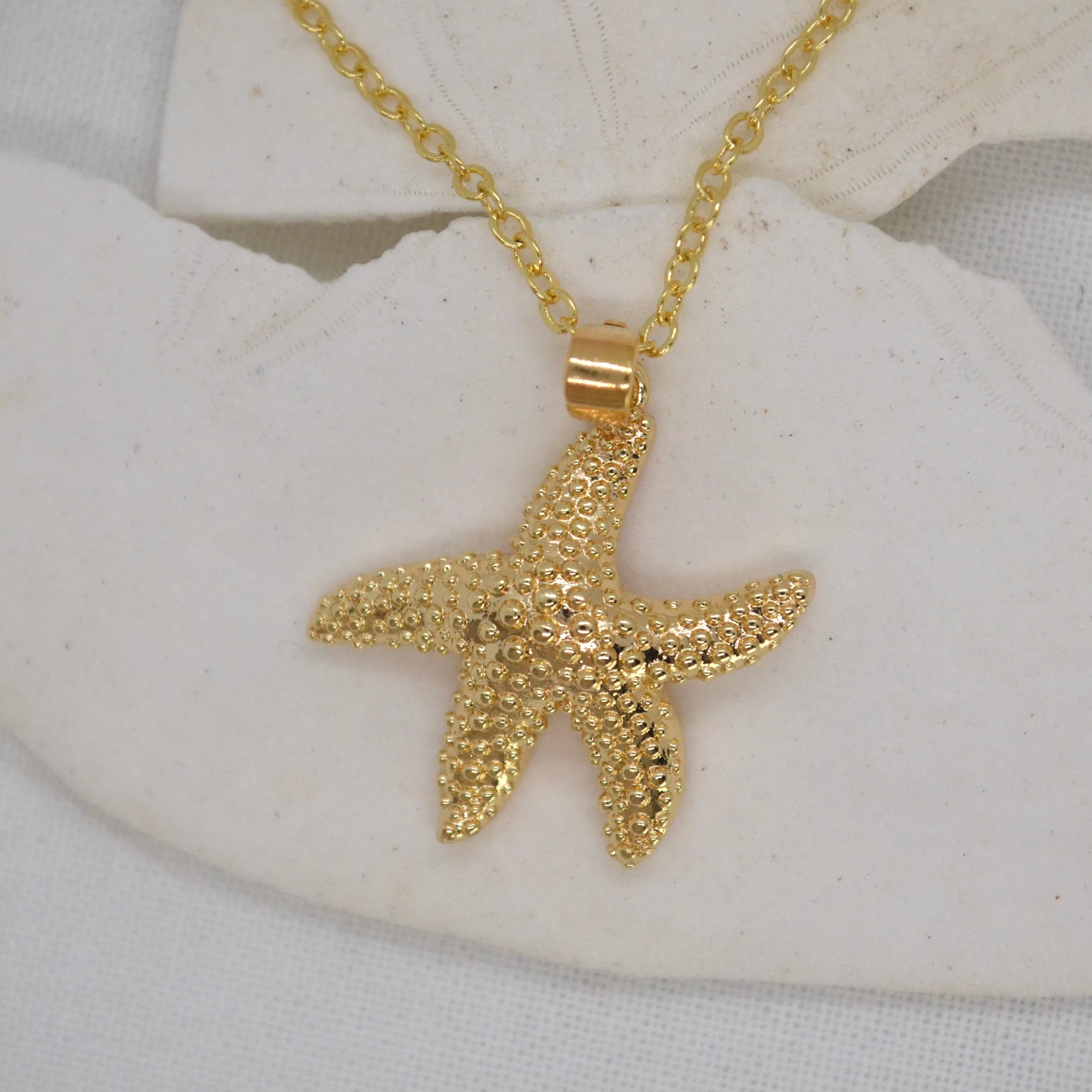 Marmion | Gold Plated Starfish Necklace