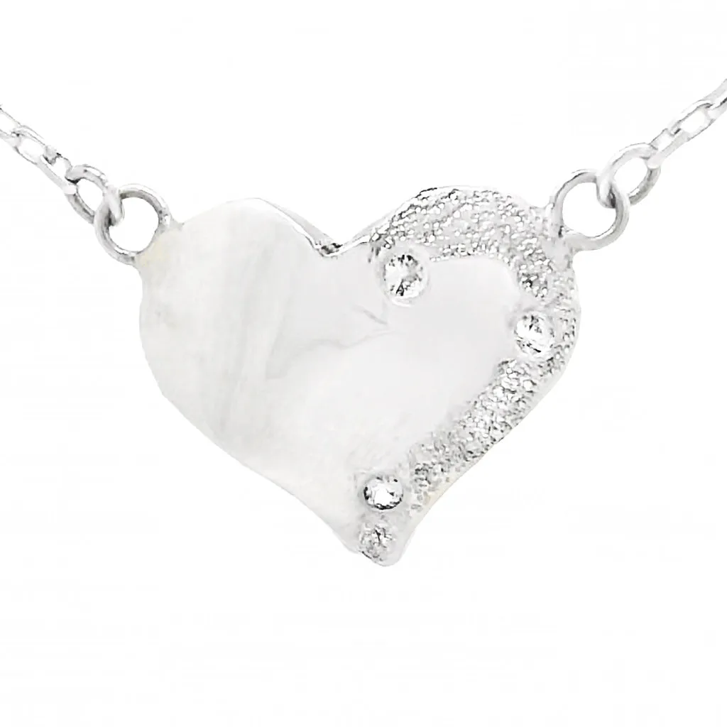 Moonlight Heart Necklace