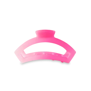 Open Pink Ombre Tiny Hair Clip