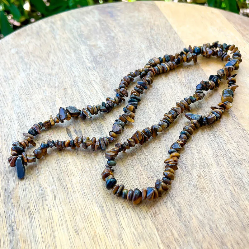 Yellow Tiger Eye Pendant Necklace