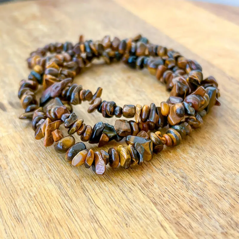 Yellow Tiger Eye Pendant Necklace